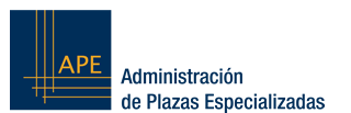APE Plazas | Administración de Plazas Especializadas